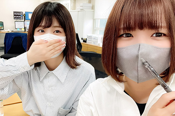 ポケットワーク札幌店の女性スタッフ