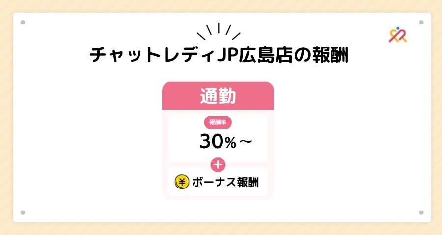 チャットレディJP広島店のおすすめポイント